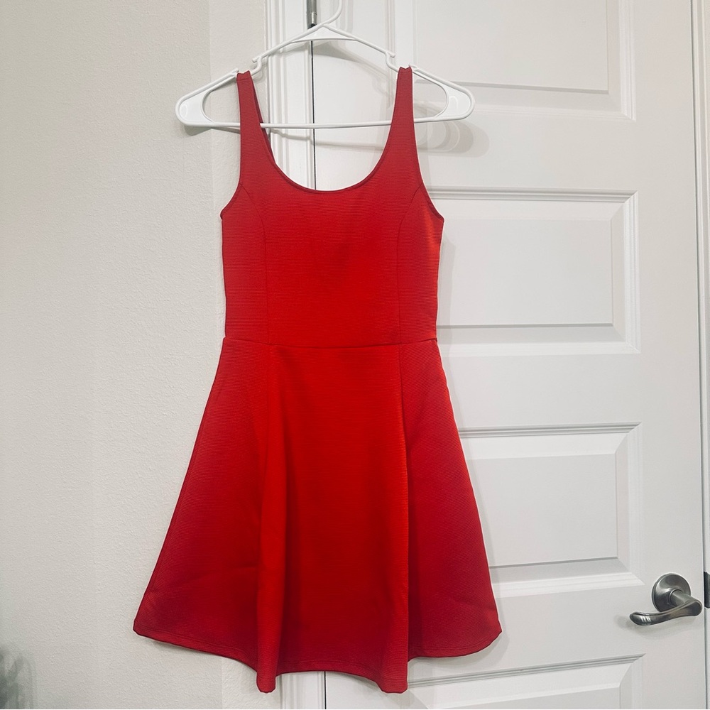 Red Sleeveless Dress